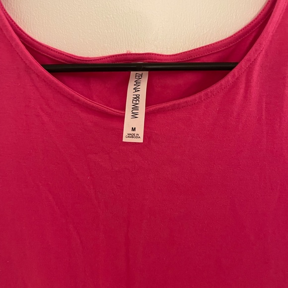 Pink T Shirt Dress with pockets- size M - Picture 2 of 6